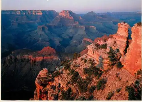USA Grand Canyon AZ evening glow