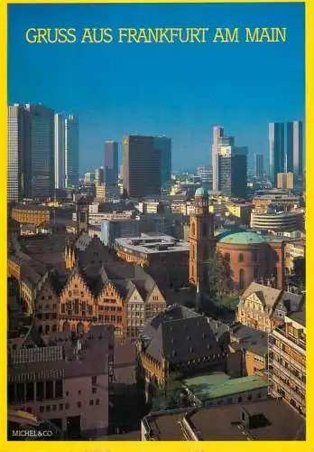 Germany gruss aus Frankfurt am Main