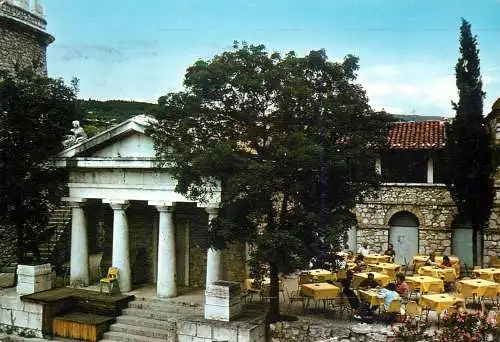 Croatia Rijeka monument and terrace view 1920