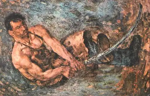 Romania fine arts painting Octav Bancila Peace