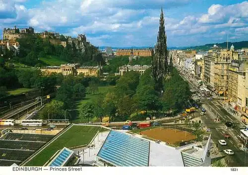 Scotland Edinburgh Princess street
