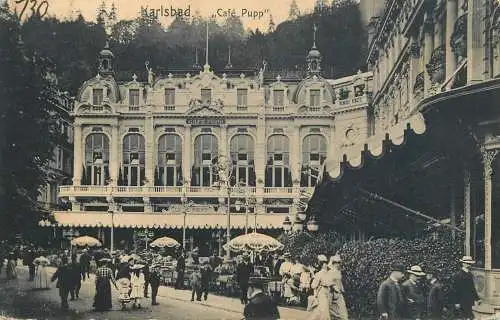 Czechia Karlsbad Cafe Pupp 1917