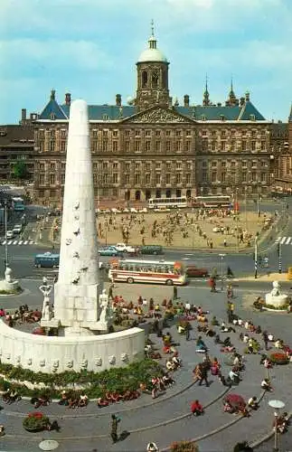 Netherlands Amsterdam National Monument & Royal Palace on the Dam