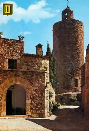 Sapin Pals (Gerona) Costa Brava Hours' Tower