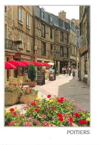 France Poitiers (Vienne) Maisons a pans de bois rue des vieilles boucheries