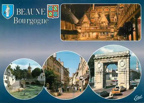 France Beaune Bourgogne multi view