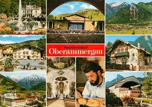 Germany Passionsdorf Oberammergau multi view