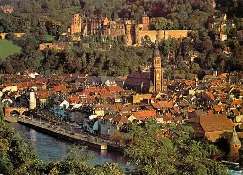 Germany Heidelberg castle Holy ghost church 1986