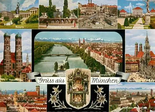 Germany bavaria Munchen landmarks