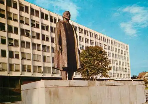 Hungary Szeged county council and Lenin statue