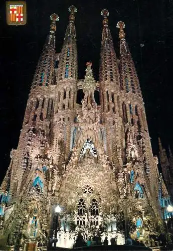 Spain > Cataluña > Barcelona Sagrada Familia Gaudi