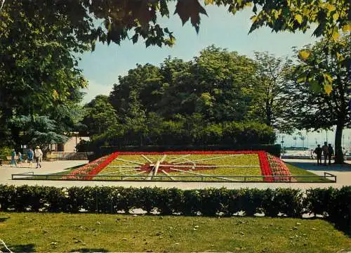 Switzerland Lausanne Ouchy the horloge fleurie