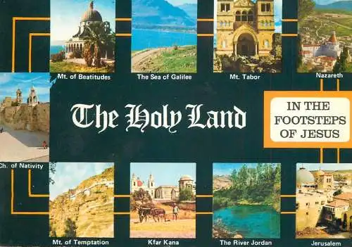 Israel the Holy land landmarks 1984