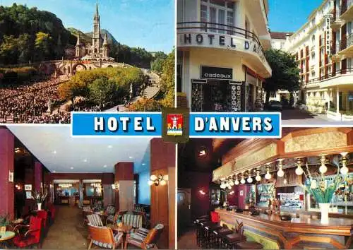 France Lourdes hotel d'Anvers 1985