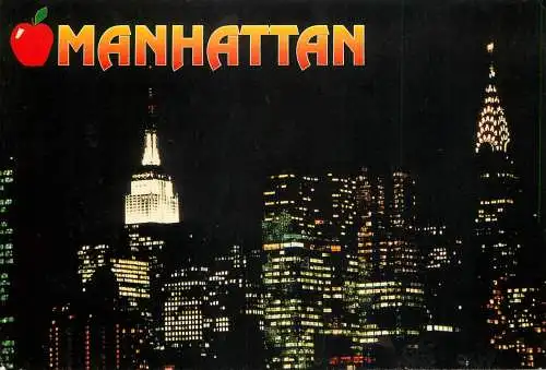 United States NY New York Manhattan skyline