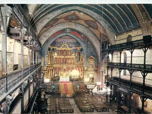 France St. Jean de Luz eglise interieur