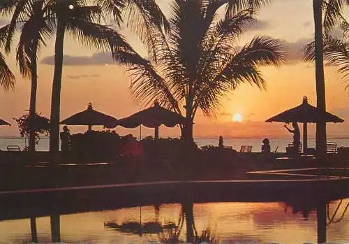 Bali Matahari terbenam di Pertamina cottage Kuta sunset Pertamina cottege