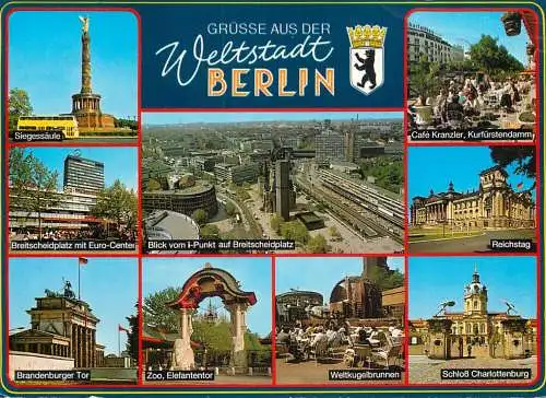 Germany Berlin Brandenburger Tor Schloss Charlottenburg Cafe Kranzler
