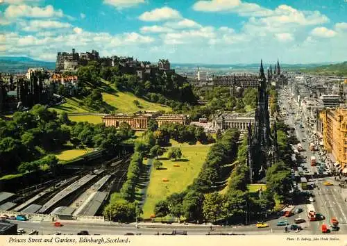 United Kingdom Scotland Edinburgh Princes Street and Gardens