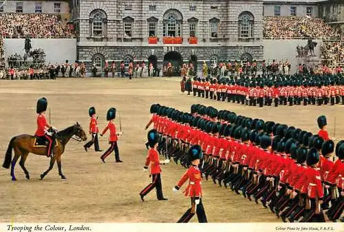 United Kingdom England London Buckingham Palace trooping the colour soldiers uniform