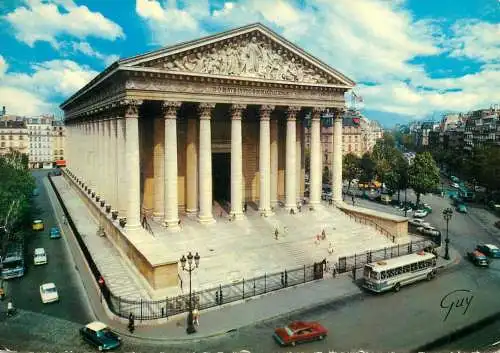France Paris l'eglise de la Madeleine 1970