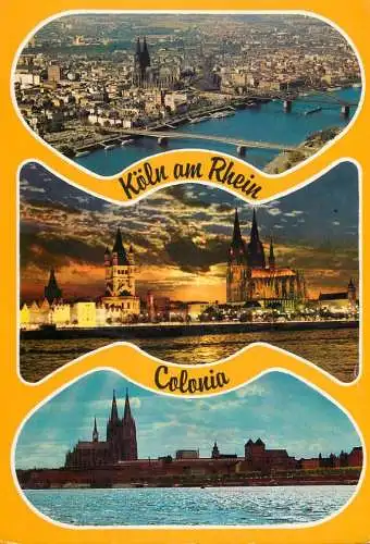 Germany Koln am Rhein Colonia aerial