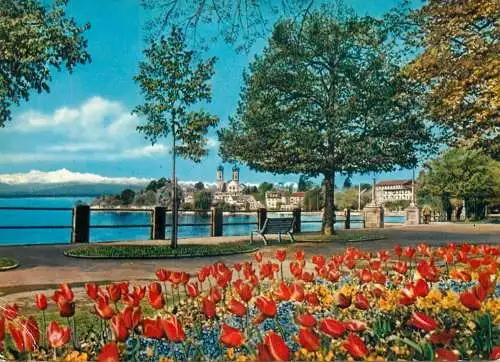 Germany Friedrichshafen am Bodensee Uferpromenade