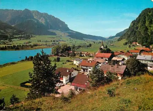 Austria Walchsee Tirol blick auf ZSahmen Kaiser