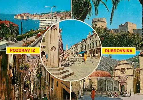 Croatia Dubrovnik coast fortress 1971