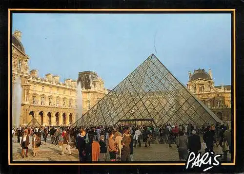 France Paris Louvre la Pyramide du Louvre 1991