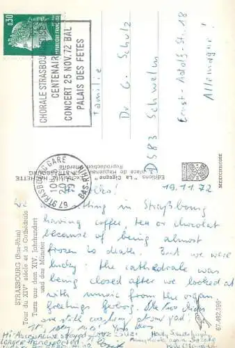 France Bas Rhin Strasbourg cathedral tower