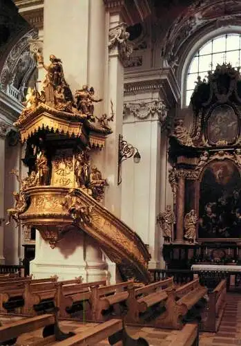 Germany die Dreiflussestadt Passau St. Stephansdom Kanzel 1989