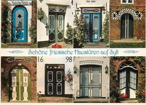 Germany schone friesische Hausturen auf Sylt