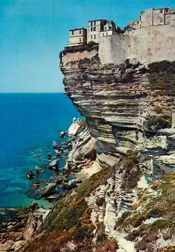 France la Corse oasis de Beaute Bonifacio muraille rocheuse