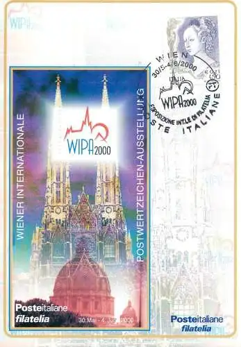 Austria Wien WIPA 2000 post italiene filatelia