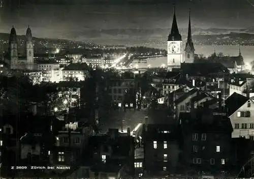 Switzerland Zurich bei Nacht