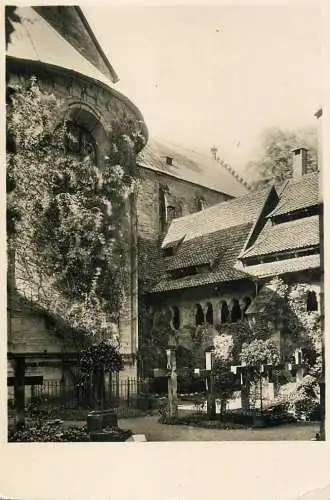 Germany Hildesheim Dom Kreuzhof und Tausendjahriger Rosenstock