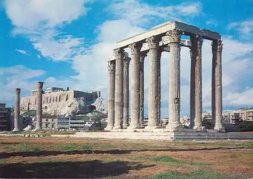 Greece Athens the temple of Olympian Zeus