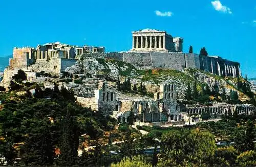Greece Athens temple of the Acropolis