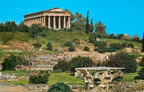 Greece Athens the Theseion temple of Hephaistos
