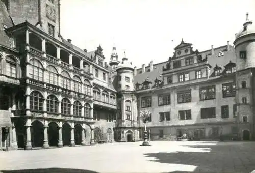 Germany Dresden former royal residence large forecourt