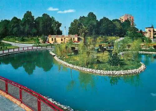 Italy Forli small lake of the new park