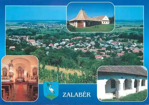 Hungary Zalabér church and village