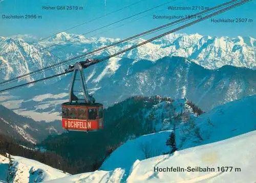 Germany Bergen Hochfelin Seilbahn Bayersiche Alpen telecabine
