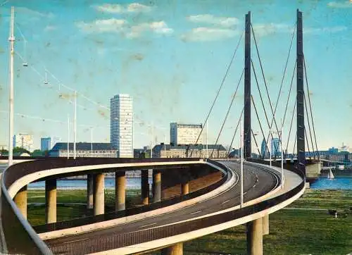 Germany Düsseldorf Rheinknie Brucke