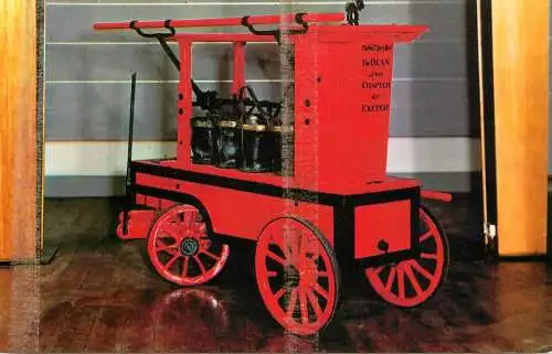 England Exeter Museum Newsham-type fire engine 18th century