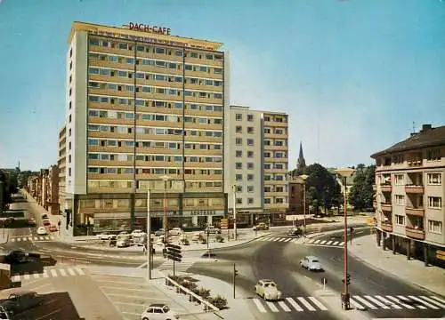 Germany Universitat Gieben Lahn Ludwigsplatz mit Dach Cafe