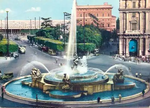 Italy Rome Esedra square 1974