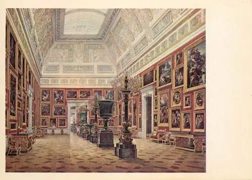 Russia Leningrad Ermitage museum E. Hau la salle de la peinture italienne