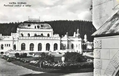 Romania Vatra Pavilionul central al bailor